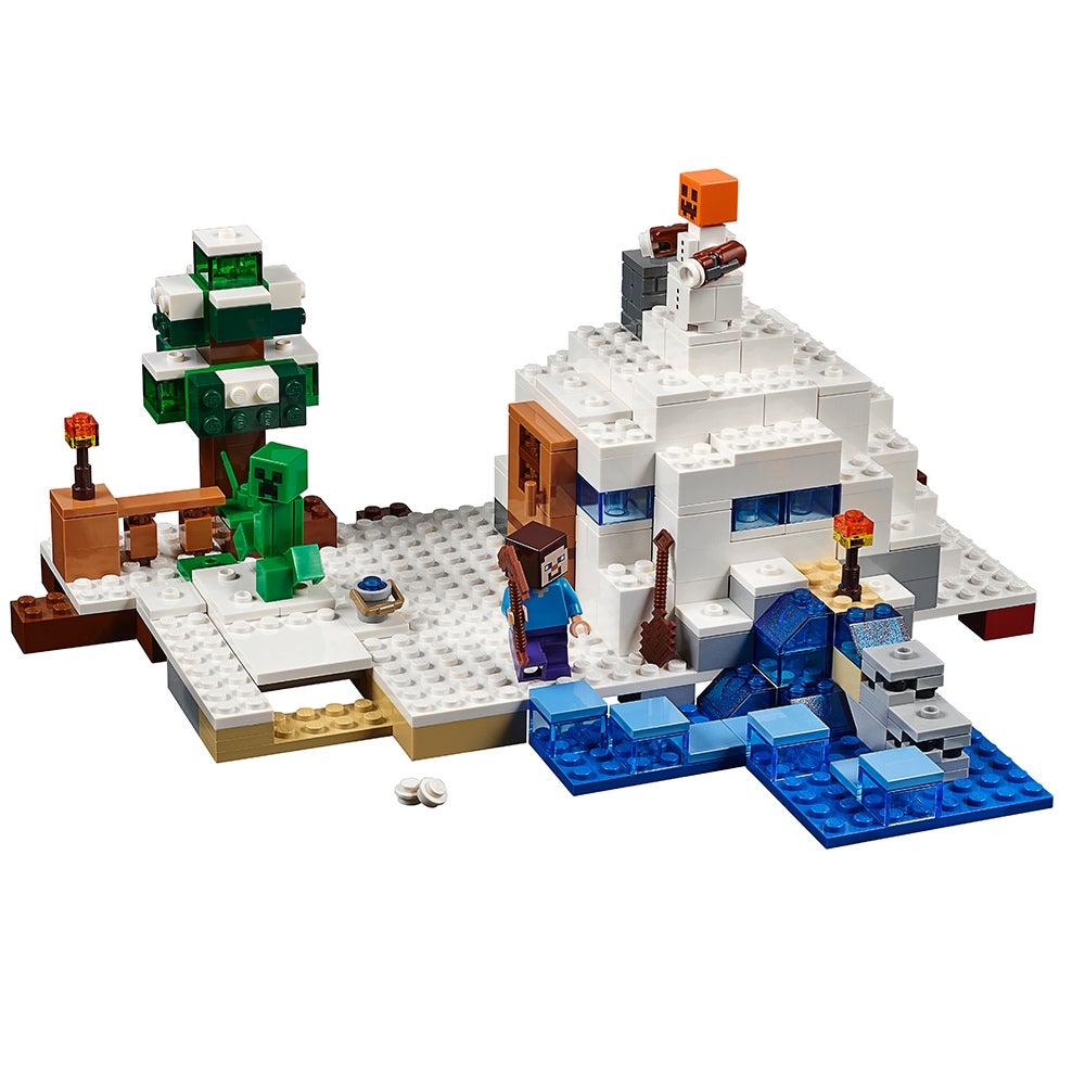 LEGO 21120 Minecraft The Snow Hideout 327 Pcs for sale online